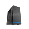 Neutron 2817 Mini Atx PC Case Black Blue with Power Supply-a