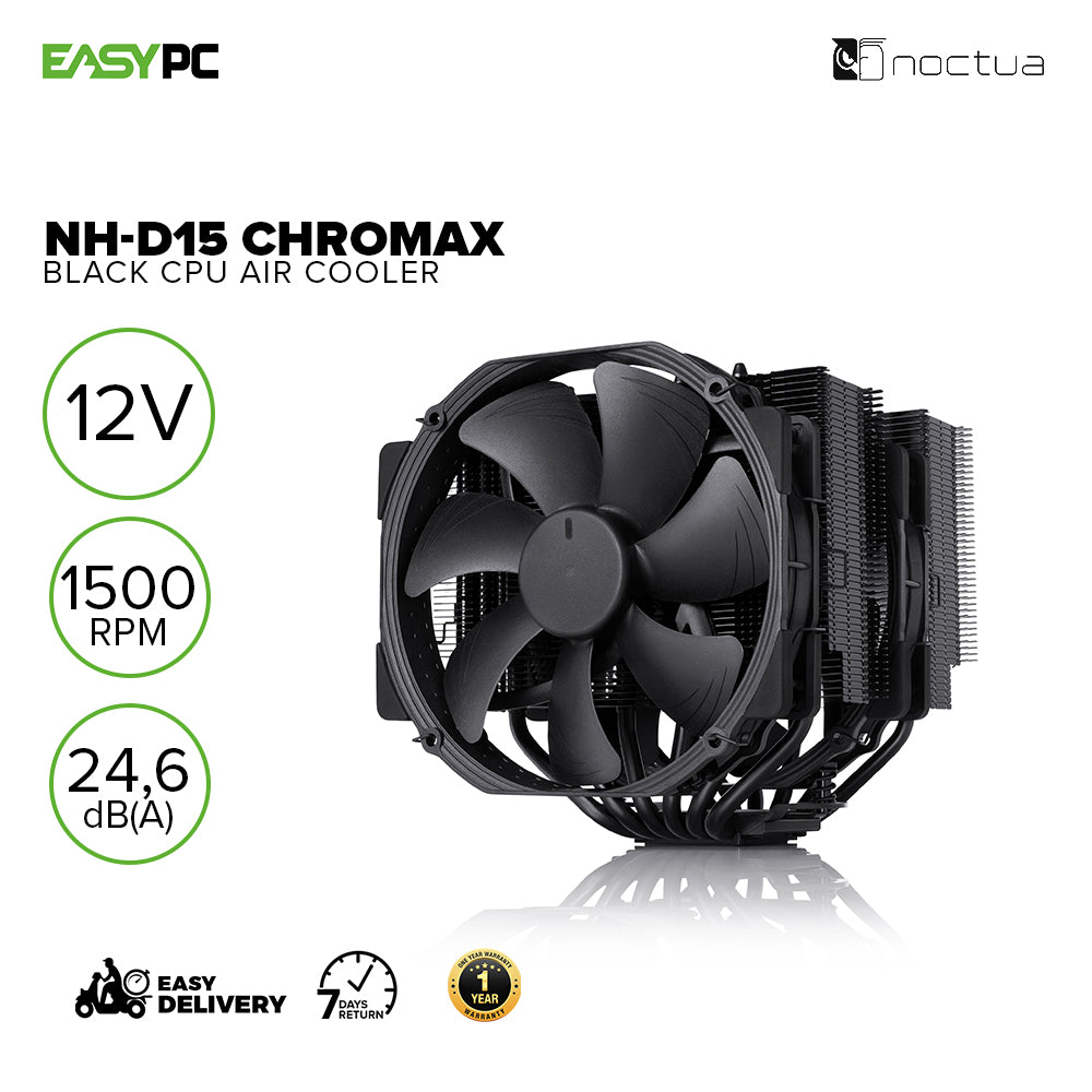 Noctua NH-D15 Chromax Black CPU Air Cooler – EasyPC