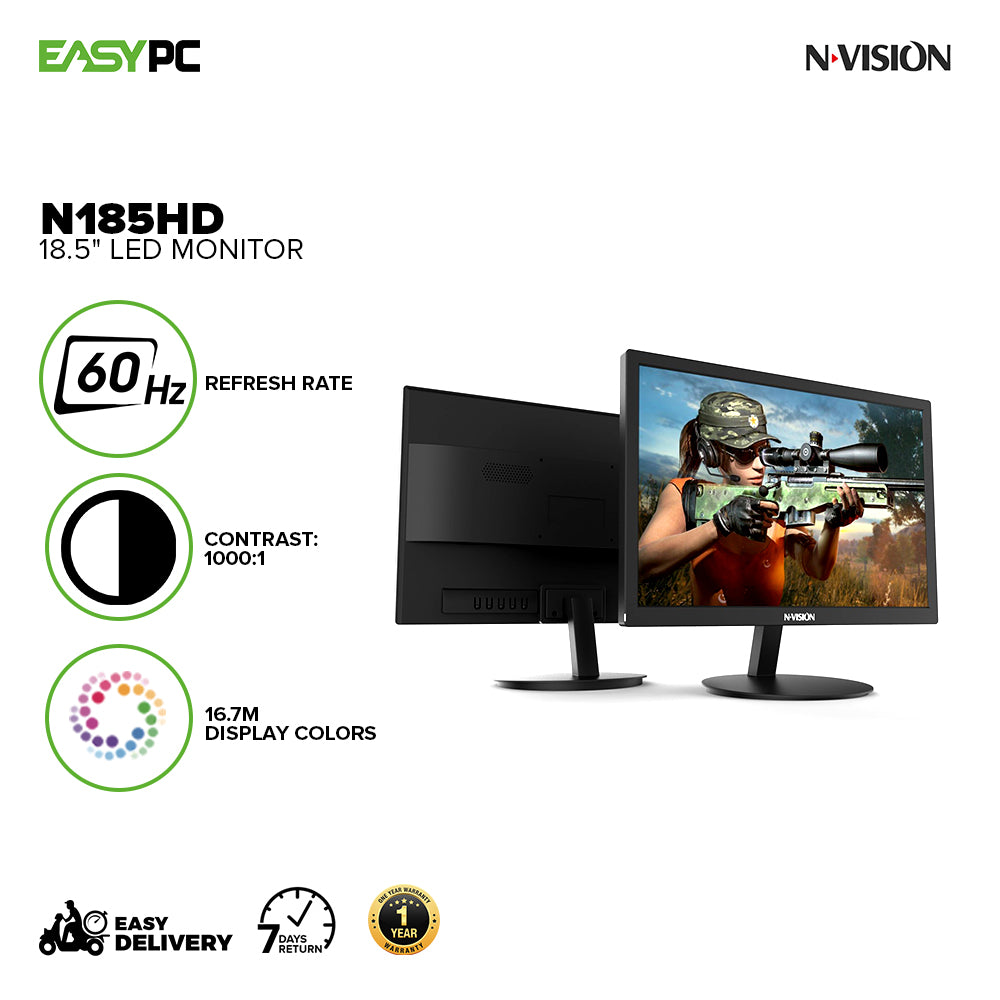 Nvision N190HD 19 / N185HD 18.5” / N200HD 20/ V190H 19 Monitor