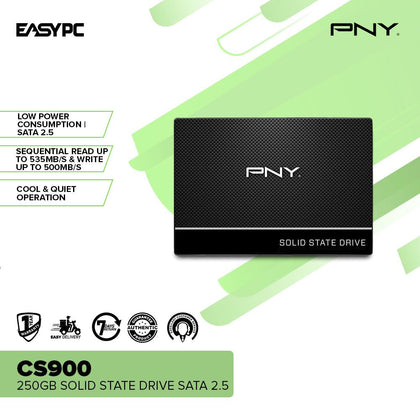 PNY CS900 250gb Reliable storage Solid State Drive
