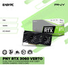 PNY RTX 3060 VERTO Dual Fan VCG30608DFBPB1 8gb 128bit GDdr6 Gaming Videocard