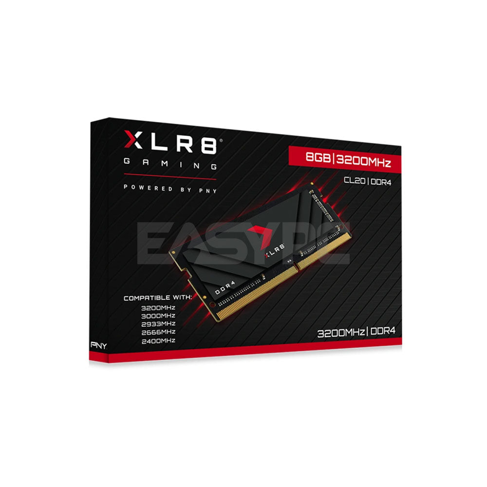 Ram Ddr4 Pny Ddr4 2666 PNY XLR8 MN8GSD43200XR-RB 8gb 1x8 3200mhz