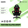 Panther Eclipse Series Nylon Legs Fabric Gaming Chair Black Red