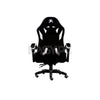 Panther Eclipse Series Nylon Legs Fabric Gaming Chair Black White-a