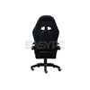 Panther Eclipse Series Nylon Legs Fabric Gaming Chair Black White-b