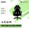 Panther Eclipse Series Nylon Legs Fabric Gaming Chair Black White