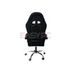 Panther Eclipse Series Steel Legs Fabric Gaming Chair Black Red-b