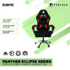 Panther Eclipse Series Steel Legs Fabric Gaming Chair Black Red