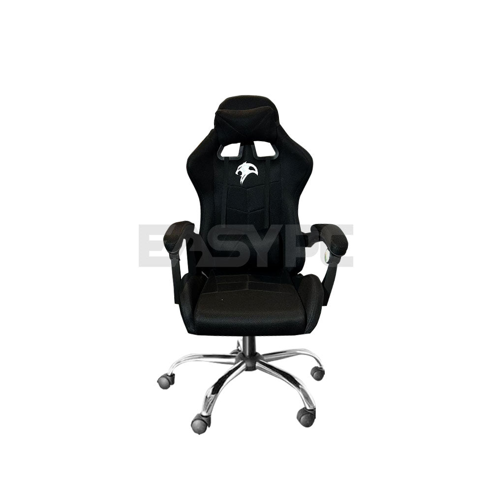 Plain black gaming chair store