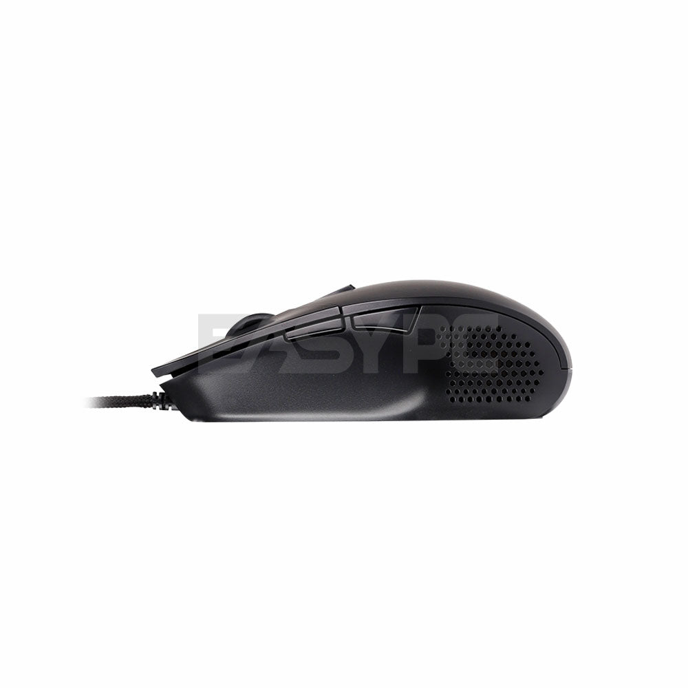 RAKK ARKA Braided Cable Lightweight RGB Gaming Mouse Black-c