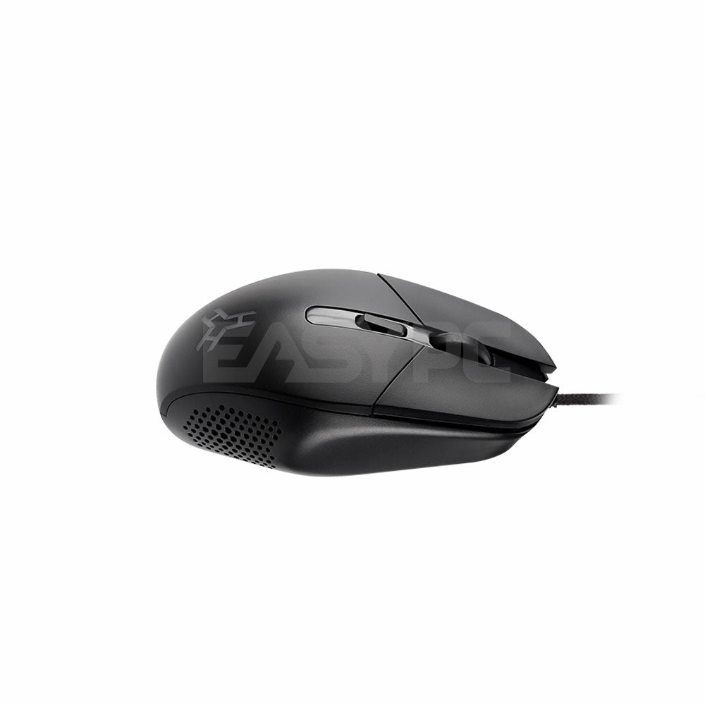 RAKK ARKA Braided Cable Lightweight RGB Gaming Mouse Black