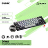 RAKK DIWA Mechanical Gaming Keyboard Outemu Red B/G