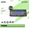 RAKK HANAN 75% Trimode Barebone Mechanical Gaming Keyboard