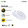 RAKK Talan Air Wireless White PAW3370 Sensor USB Gaming Mouse