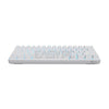 Royal Kludge RK61 ABS Double Shot Keycaps, White & Black Case, Blue & Brown Switch RGB Mechanical Gaming Keyboard  4JTP