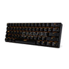 Royal Kludge RK61 ABS Double Shot Keycaps, White & Black Case, Blue & Brown Switch RGB Mechanical Gaming Keyboard  4JTP