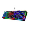 Royal Kludge RK918 RGB Symphony Lighting Huano Blue & Brown Switch Black & White Case Mechanical Gaming Keyboard 4JTP