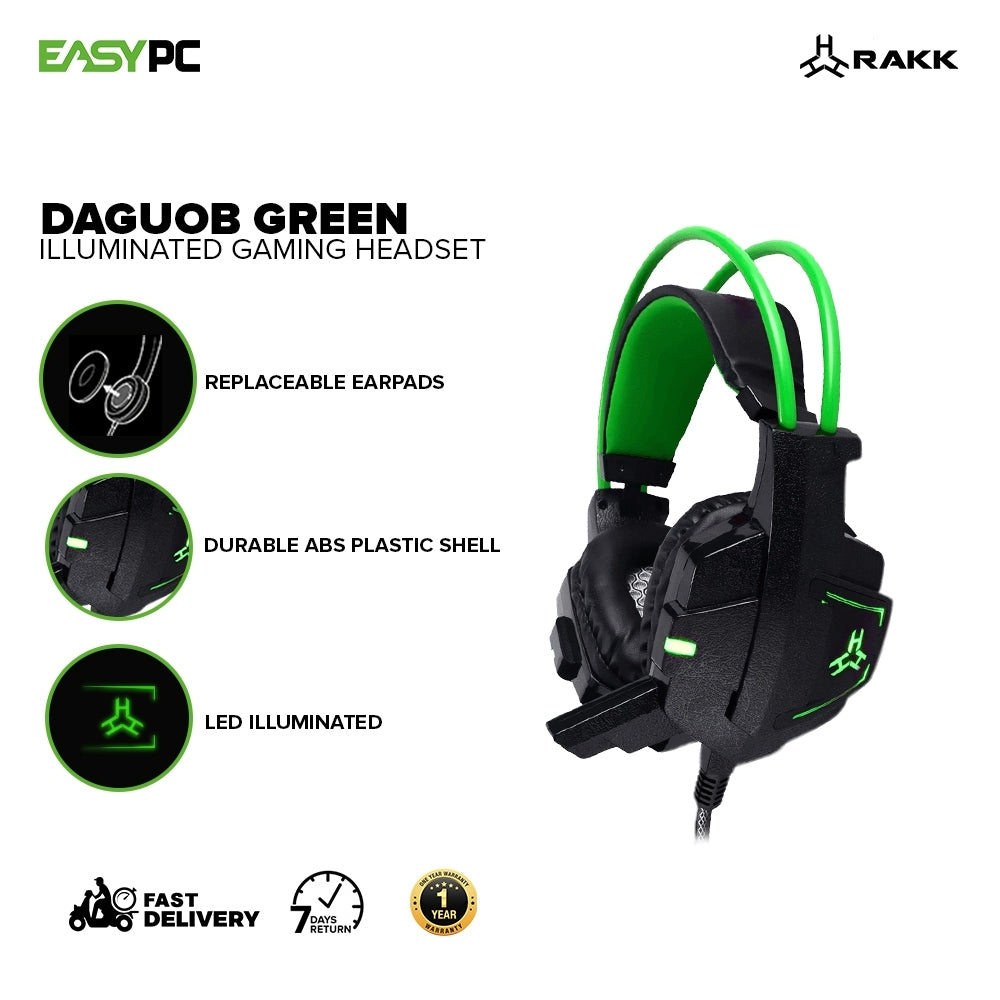 Wireless Headset Daguob Pro Headset Noise Cancelling Rakk Daguob