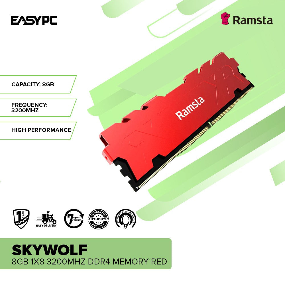 Ramsta Skywolf 8GB 1x8 3200mHz DDR4 Memory