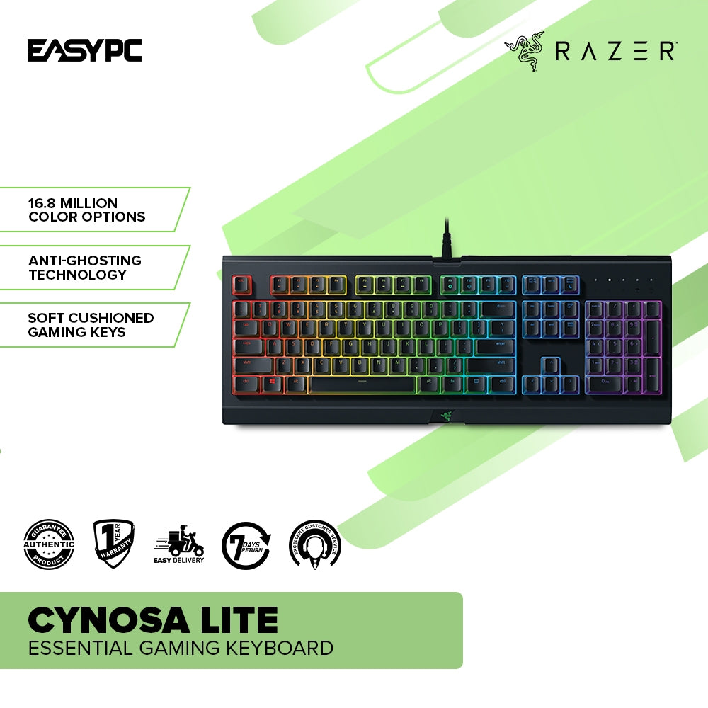 Razer Cynosa Lite - Essential Gaming Keyboard