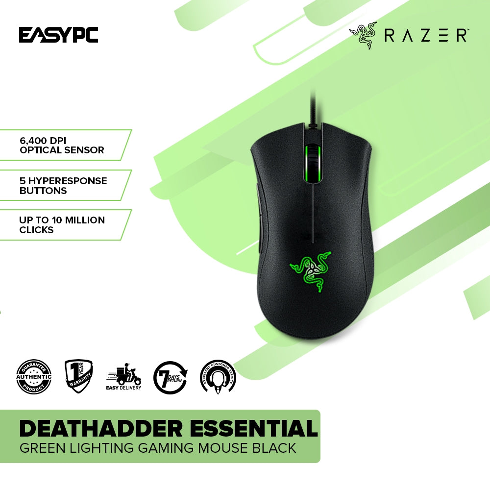 Razer Deathadder Essential Gaming Mouse Black