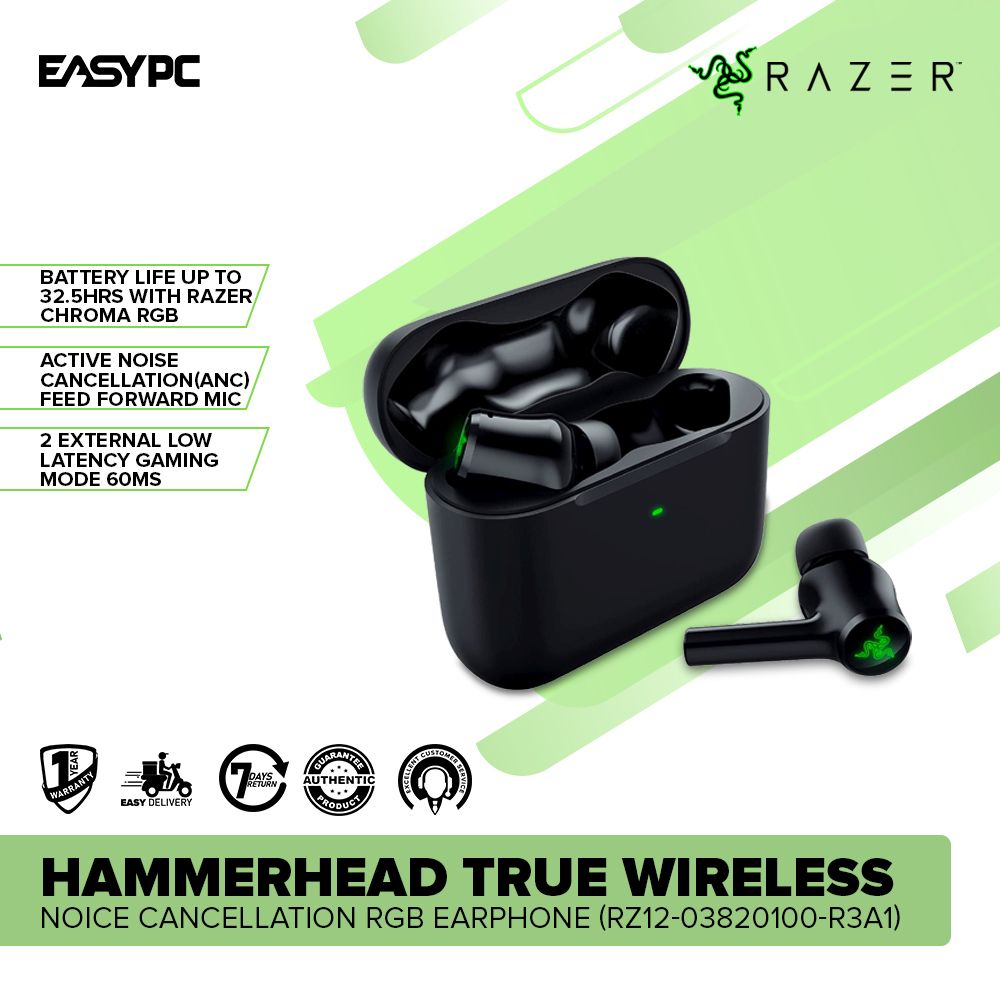 Razer Hammerhead True Wireless Active Noice Cancellation
