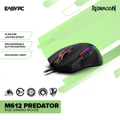 Redragon M612 PREDATOR RGB Gaming Mouse