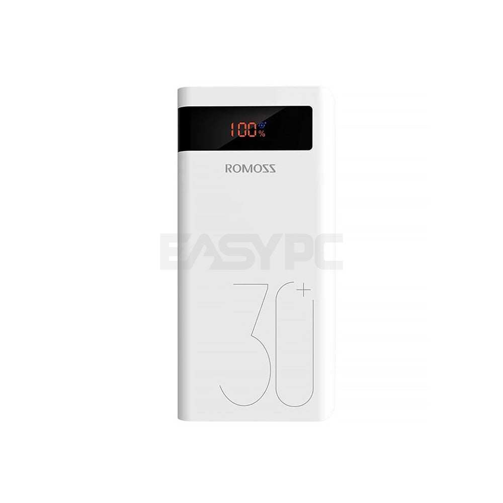 Romoss Sense 8p+ 30000 Powerbank White-a