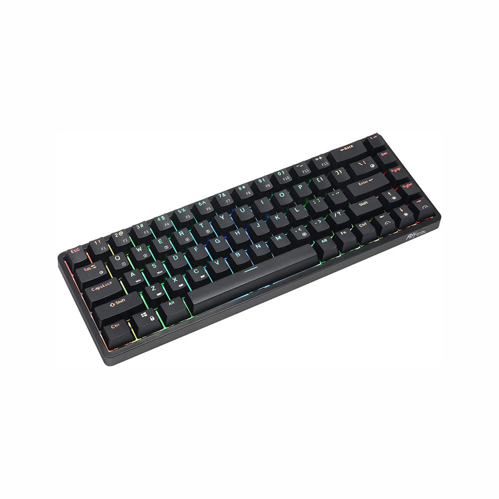 Royal Kludge - G68 black, wireless, RGB, Huano - Blue Switch-c