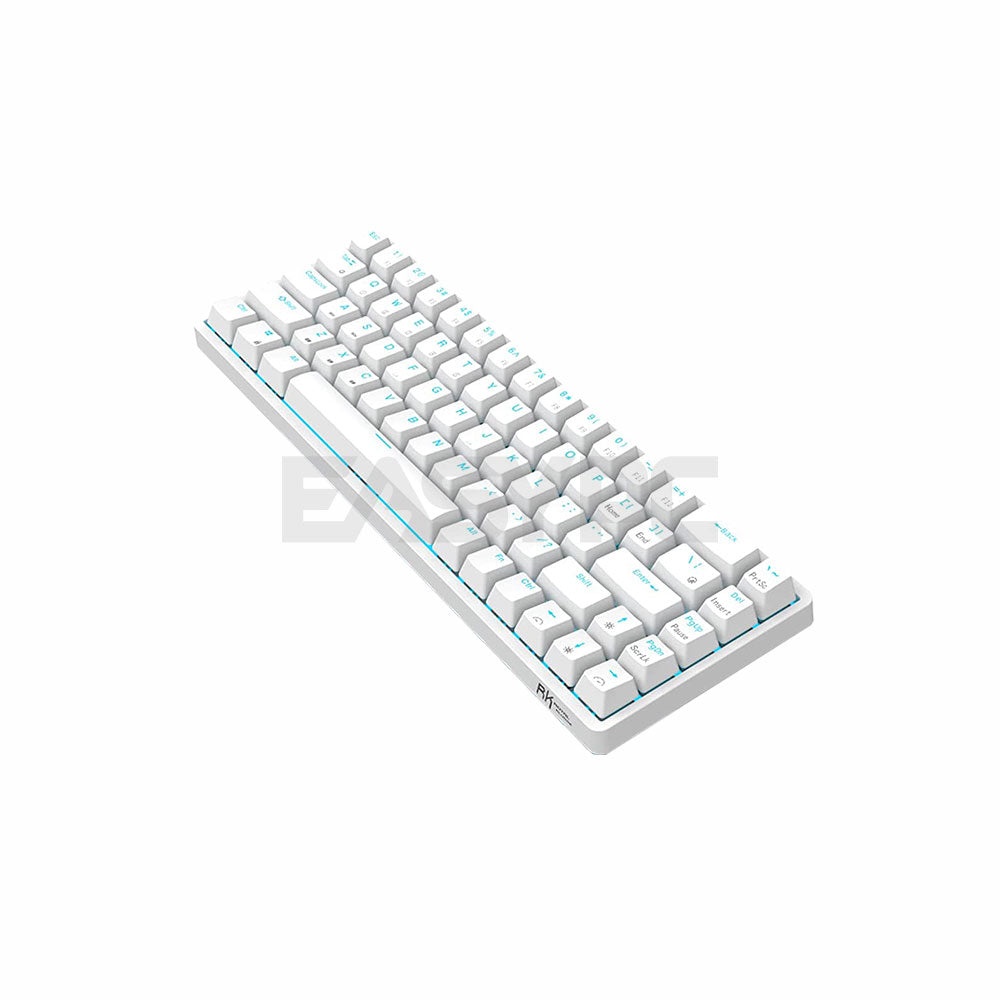Royal Kludge - G68 white, wireless, RGB, Huano - Brown Switch-c