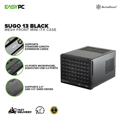 SilverStone SugoSG13 Black SST-SG13B-b