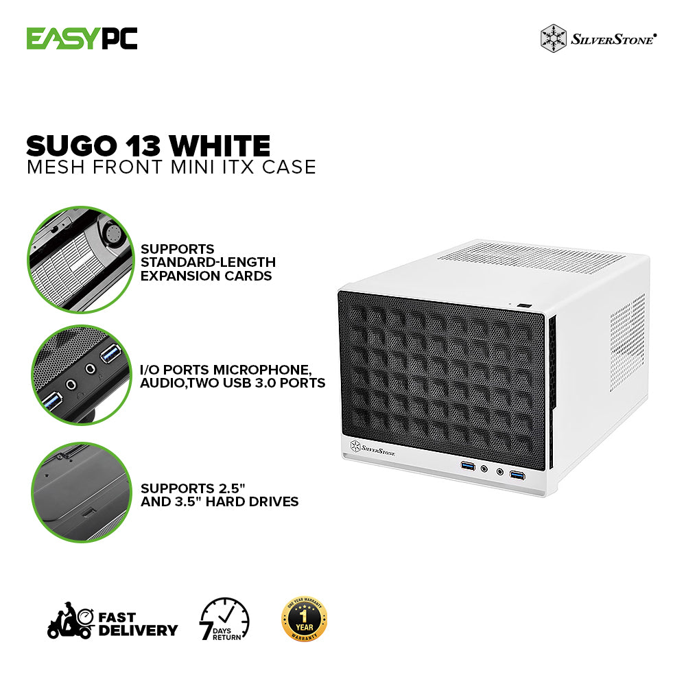 SilverStone SugoSG13 White SST-SG13WB-b