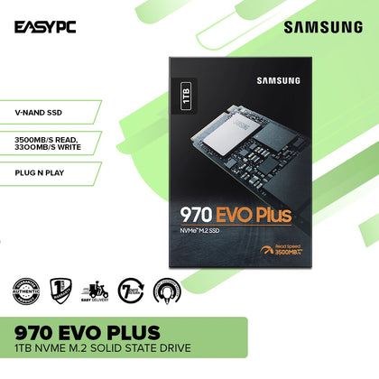 Samsung 970 EVO Plus 1TB NVME M.2 Solid State Drive