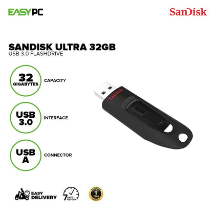 Sandisk Cruzer Ultra Flashdrive 32gb USB 3.0