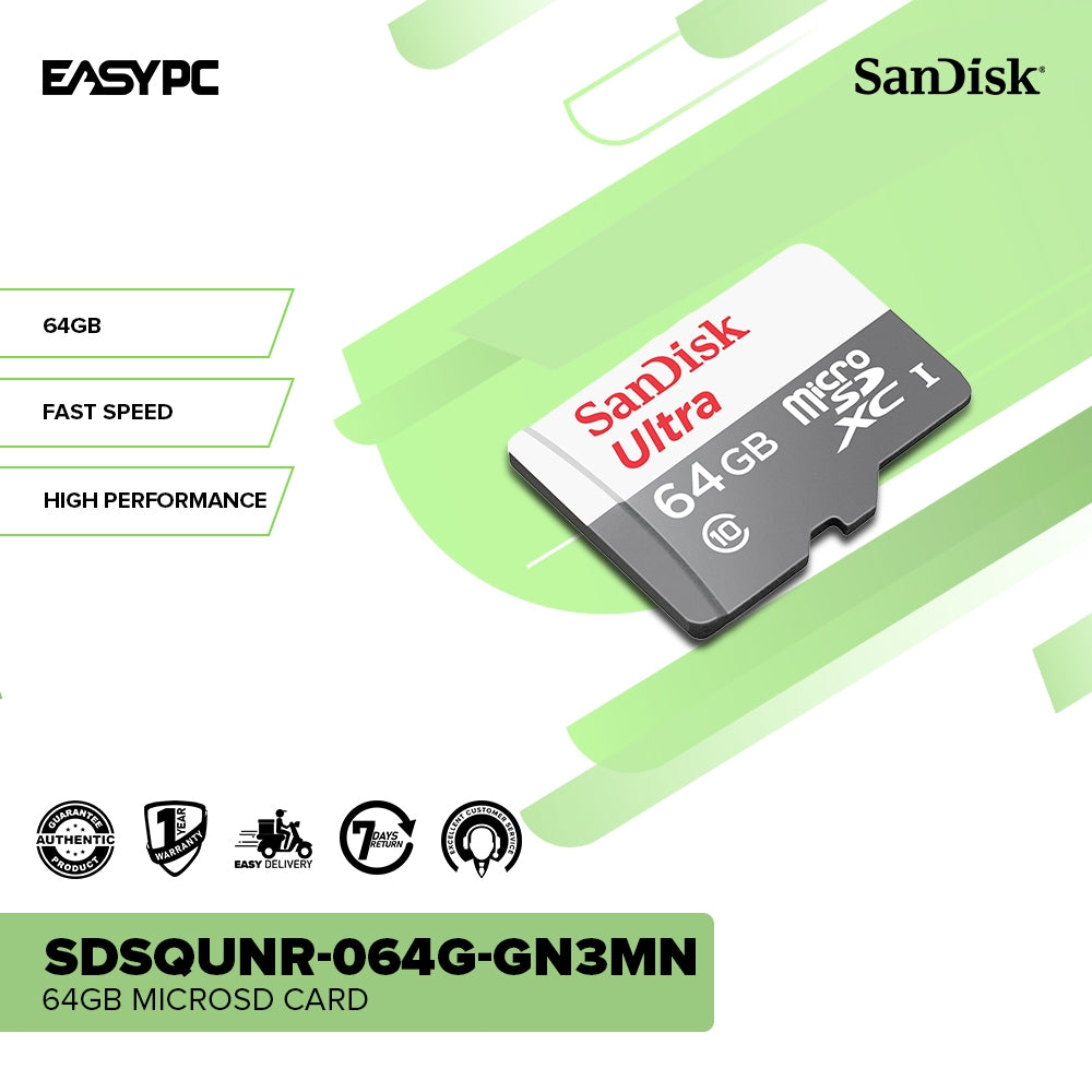 Sandisk SDSQUNR-064G-GN3MN 64GB Fast Speed High-Performance
