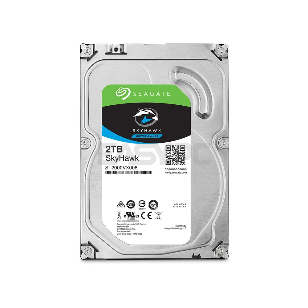 Seagate 2TB ST2000VX015 SkyHawk 256 Memory Speed 7200 RPM Harddisk