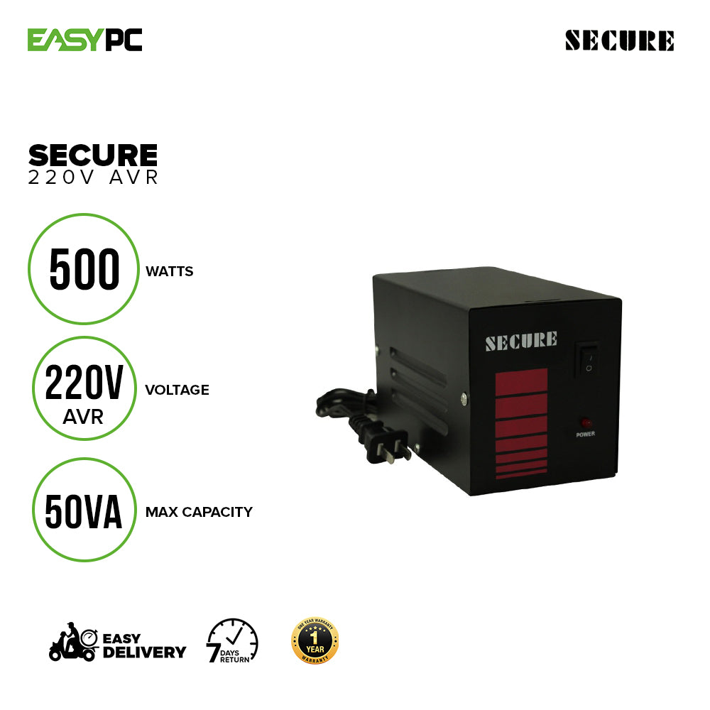 Secure Avr Review Secure 220v Avr UPS – EasyPC