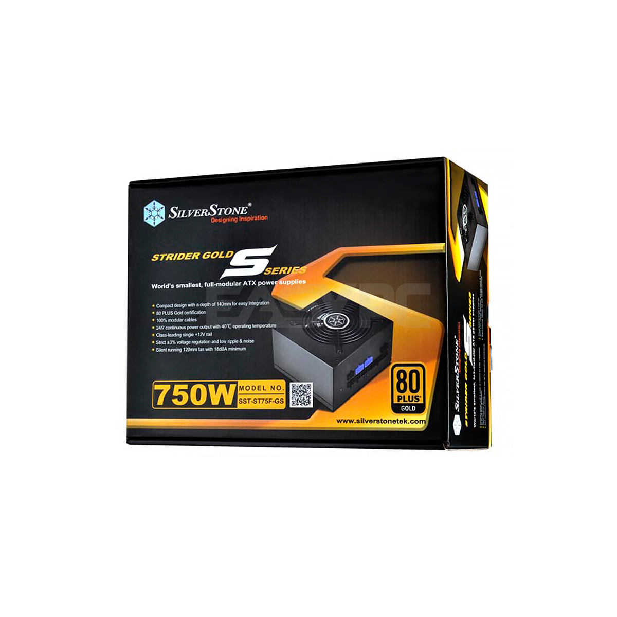 SilverStone Strider Gold S 750W 80+ Gold Single-Rail +12v – EasyPC