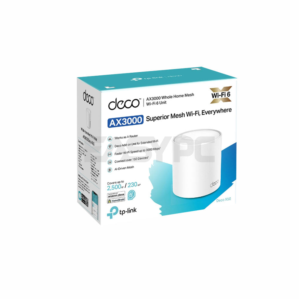 523TP-Link Deco X50 堅苦し WiFi6システム2パック