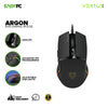 Vertux Argon RGB, 6400 DPI Advance Button Programming,  LED Light Immersion, Comfortable Design Gaming Mouse 17PRO VEAR2533