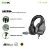 Vertux Havana Rainbow-LED Premium Design High Definition Audio Immersive Gaming Headset Black 17PRO VEHA2560