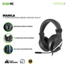 Vertux Manila 7.1 Surround RGB Black & Blue Ultra Immersive ergonomic ear cup, adjustable headband Gaming Headset 17PRO