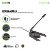 Vertux Streamer-3 Anti-Vibration One touch Control Gaming Microphone with LED 17PRO VEST2583