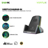 Vertux VertuCharge-Qi 15W Pro-Gaming Wireless Charging Station, Auto Cooling System, Cable Free, RGB Colors 17PRO VEVE2587