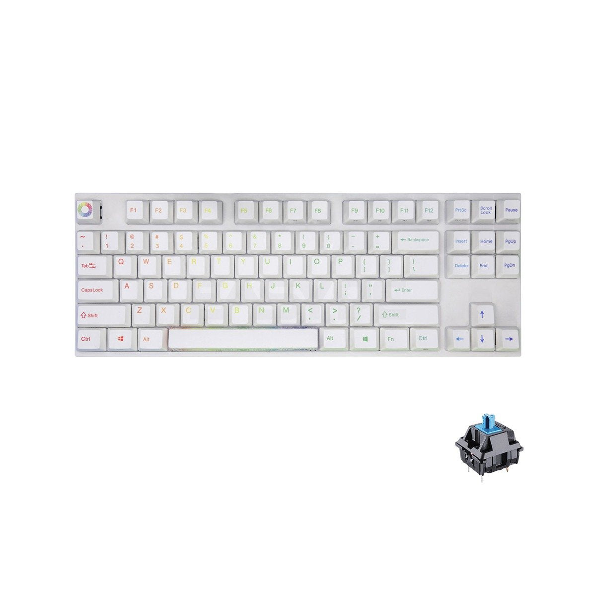 Varmilo VA87M Double Rainbow 2 Mechanical Keyboard-a