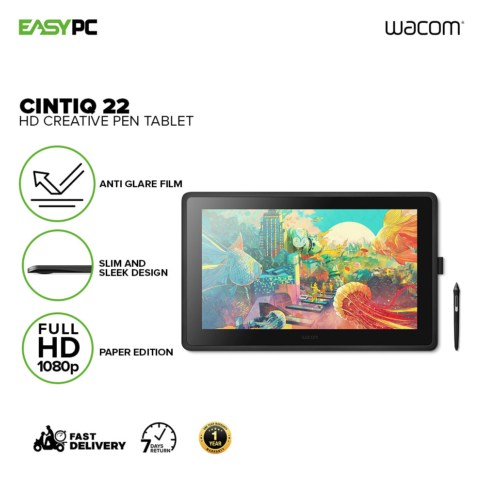 Wacom cintiq 22HD DK-2200/K(Wacom Cintiq 22 HD Screen Wacom cintiq 22HD DK-2200/K(Wacom Cintiq 22 HD Screen
