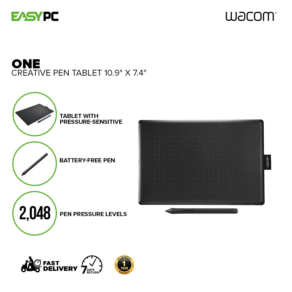 Wacom One Creative Pen Tablet x CTL-672/K0-C 1ION