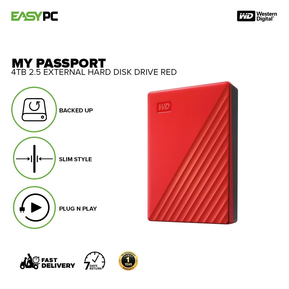 Wd my passport 4tb 2.5 on sale