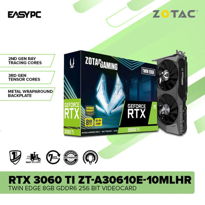Zotac RTX 3060 Ti ZT-A30610E-10MLHR Twin Edge 8GB GDDR6 256 bit videocard