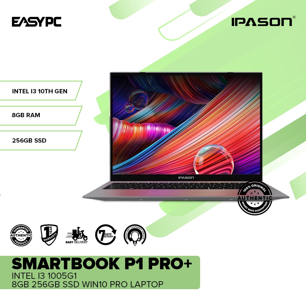 Ipason Smartbook P1 Pro+ Intel i3 1005G1/8GB256GB SSD/Win10 Pro